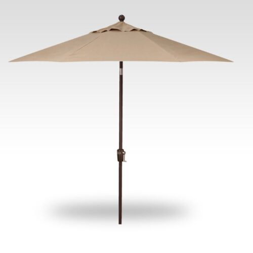 Treasure Garden 9-Foot Push Button Tilt w/ Alum Bronze Frame Single Wind Vent