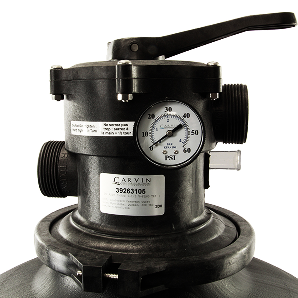Carvin Jacuzzi Laser Sand Filter Multiport Valve Position Sticker DVK-7 - Image 3