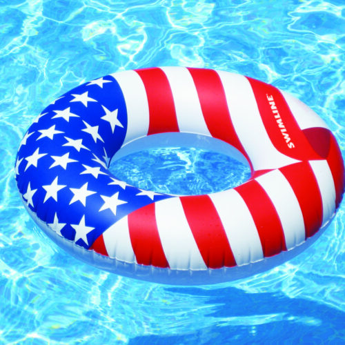 Swimline Inflatable Americana 30" Ring #90196