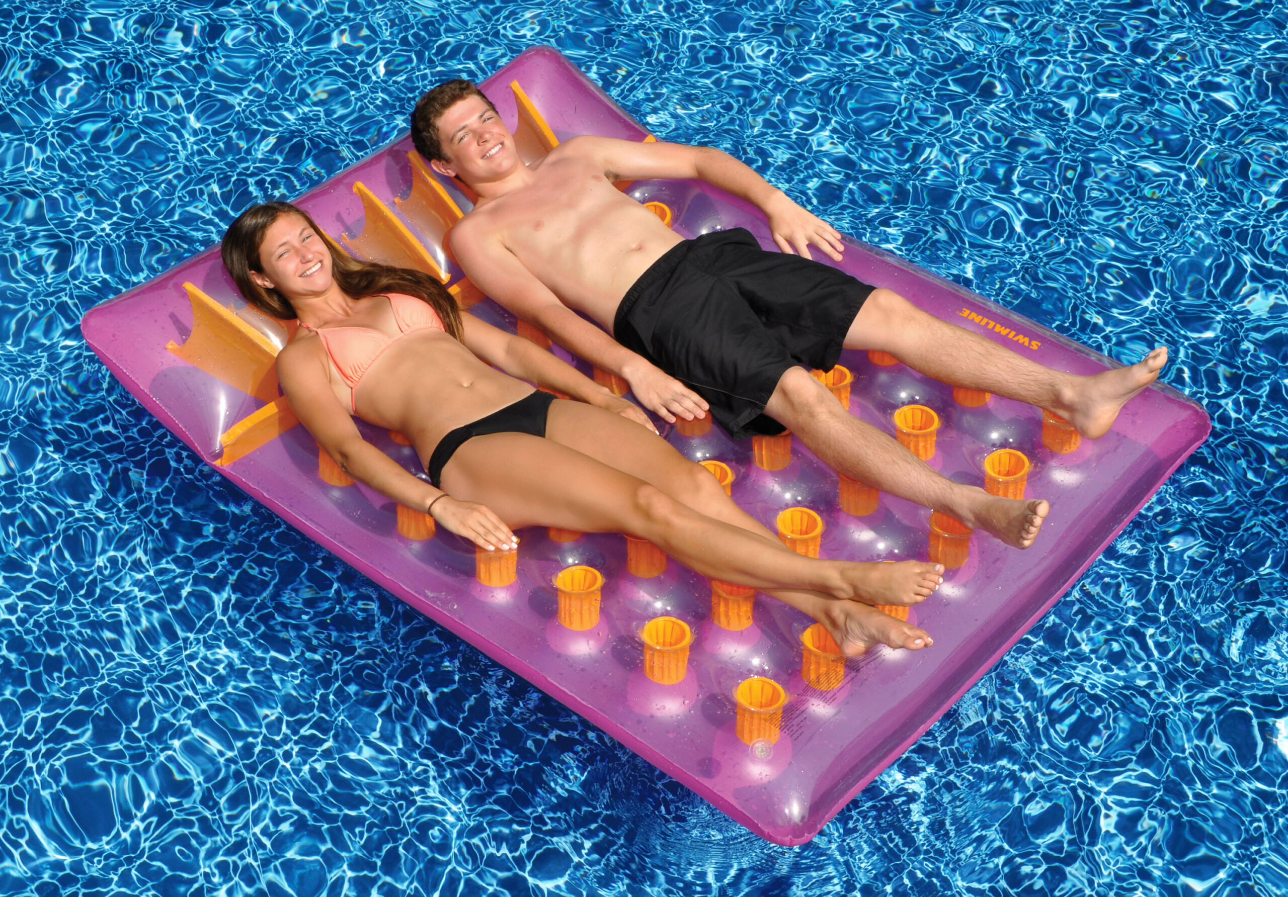 Swimline Pocket Inflatable Double French Mattress #9036 - Image 3