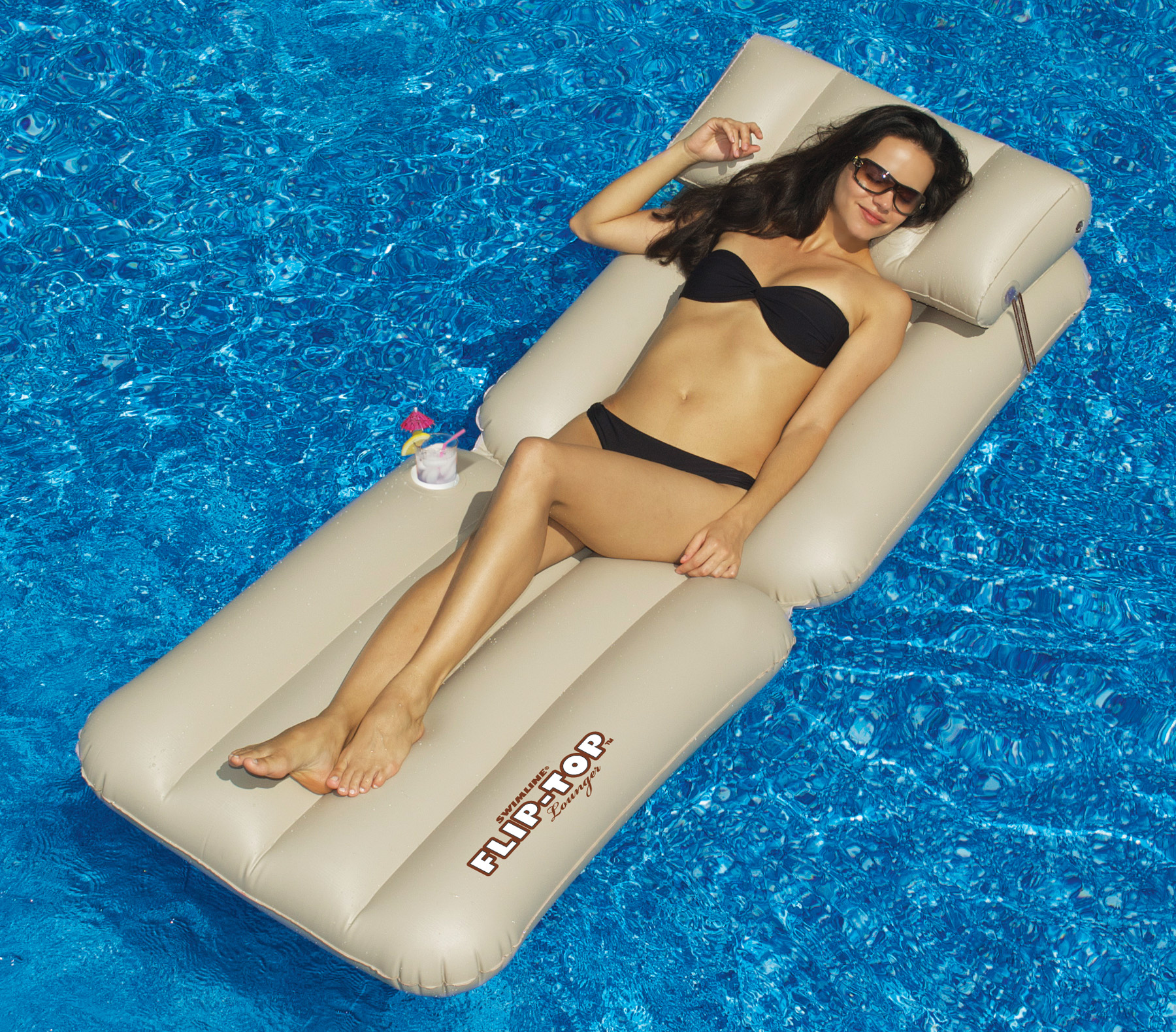 Swimline Inflatable Flip Top Mattress Float #90601