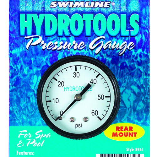 Pressure Gauge Rear Mount 60 PSI #8963