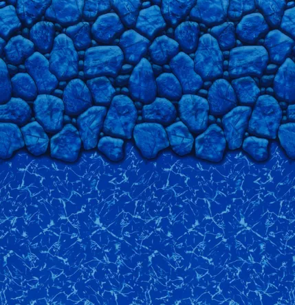 Blue Pebbles Multibead Above Ground Vinyl Pool Liner - 17 Mil