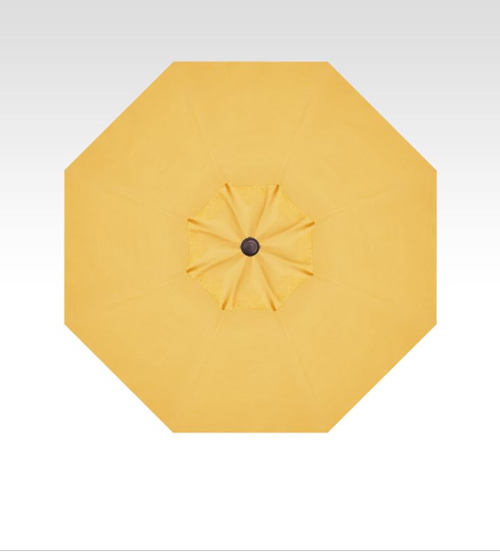 Patio Umbrella Treasure Garden Premium 9-Ft Collar Tilt Market Alum Bronze Frame - Image 3