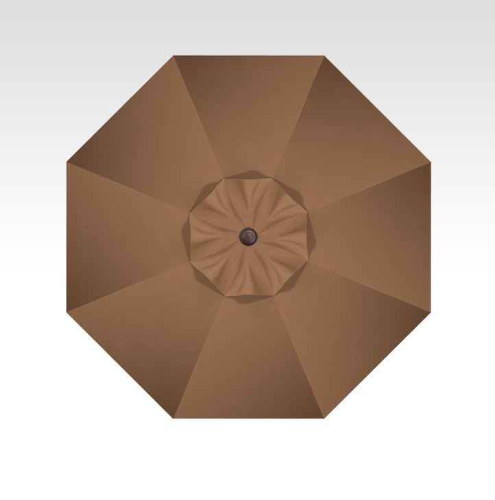 Patio Umbrella Treasure Garden Premium 9 Ft Auto Tilt Market Alum Bronze Frame - Image 16