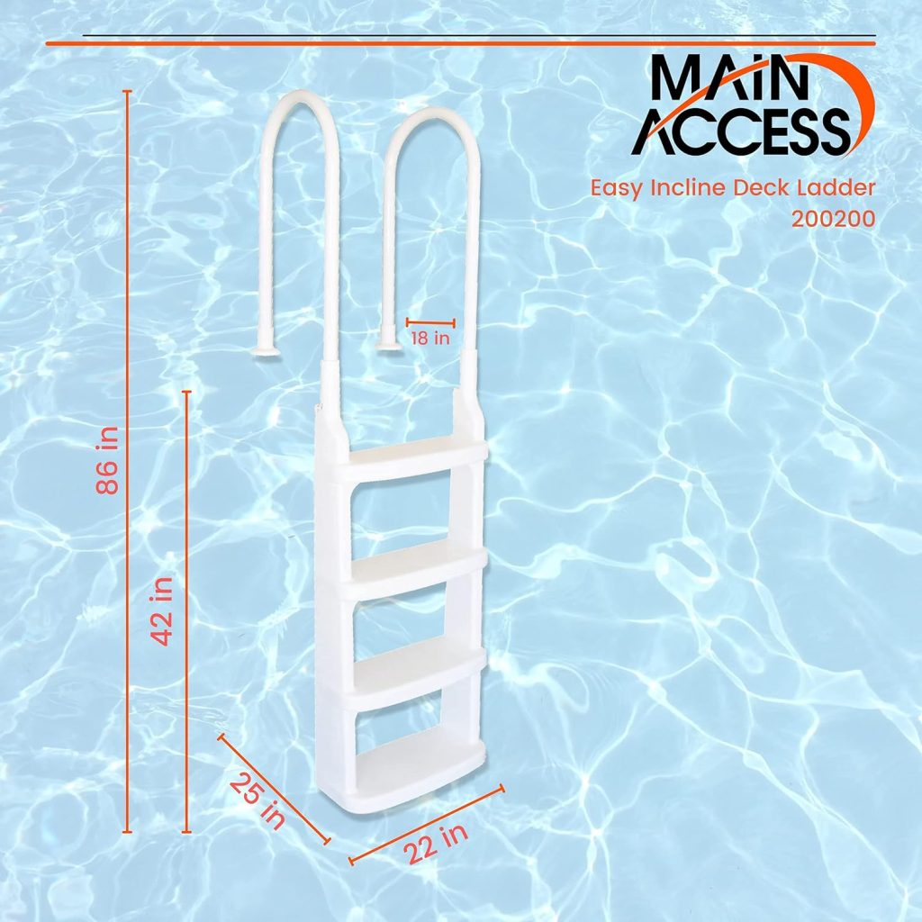 Incline Pool Main Access Easy Incline Deck to Pool Ladder - Sunny's Pools and More!