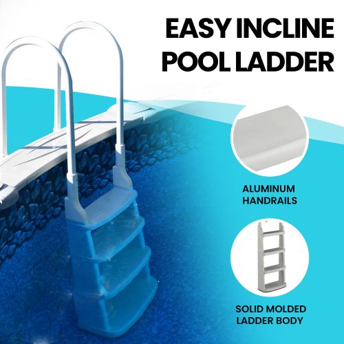 Main Access Easy Incline Deck to Pool Ladder