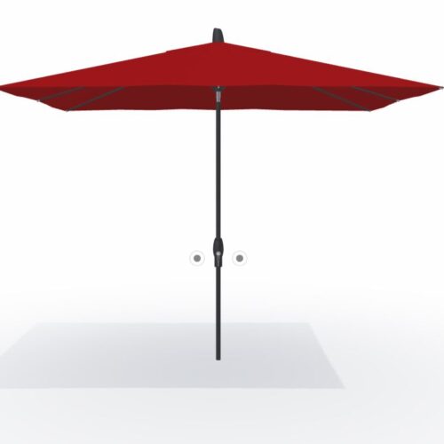 Patio Umbrella Treasure Garden Premium 8 x 10 Ft Auto Tilt w/ Alum Black Frame