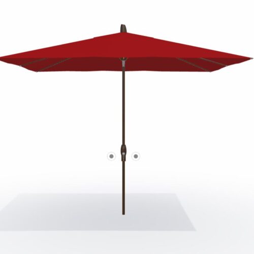 Patio Umbrella Treasure Garden Premium 8 x 10 Ft Auto Tilt w/ Alum Bronze Frame