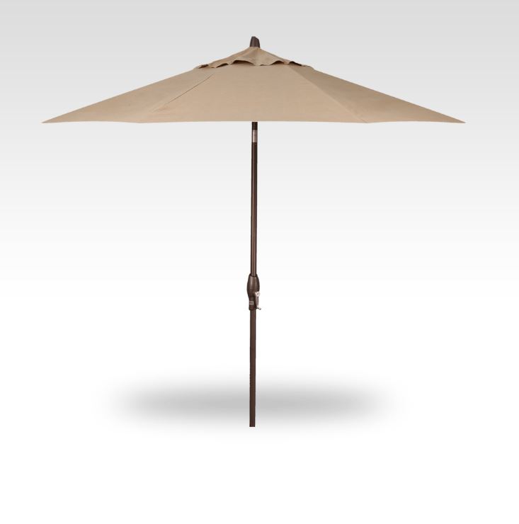 Patio Umbrella Treasure Garden Premium 9 Ft Auto Tilt Market Alum Bronze Frame - Image 4
