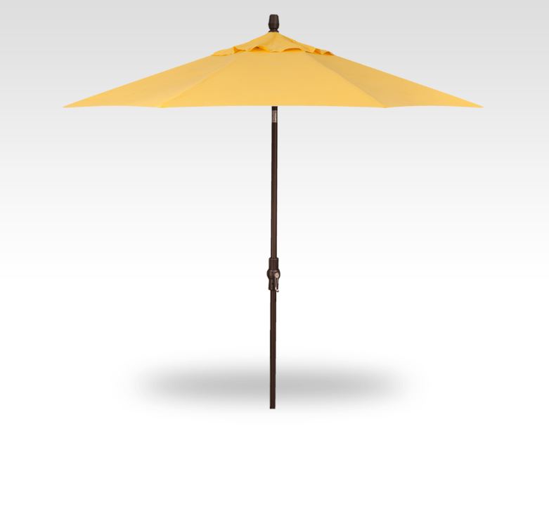 Patio Umbrella Treasure Garden Premium 9-Ft Collar Tilt Market Alum Bronze Frame - Image 2