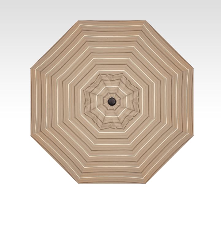 Patio Umbrella Treasure Garden Premium 9-Ft Collar Tilt Market Alum Black Frame - Image 4