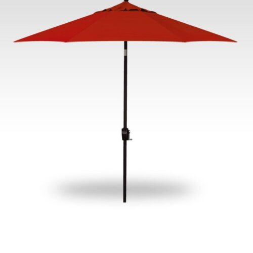 Umbrella Treasure Garden Premium 6-Foot Push Button Tilt with Alum Black Frame