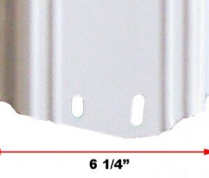 1164 6" Steel Top Seat 