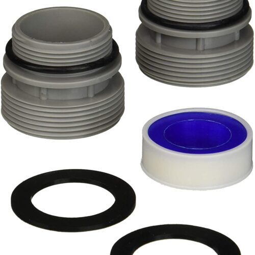 Above Ground Hose Connection Kit 40 MM to 1.5" Part for Intex by GAME Gray 4560
