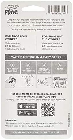 Frog Test Strips for Pools and Hot Tubs