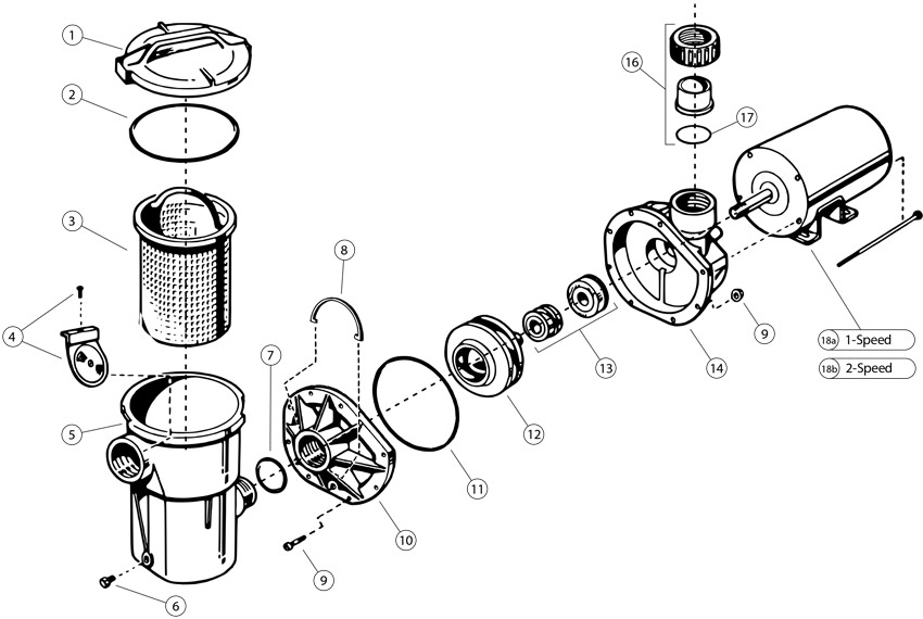 Hayward O-Ring Inlet Fitting for select Hayward Pumps and Filter Systems SPX1500W,