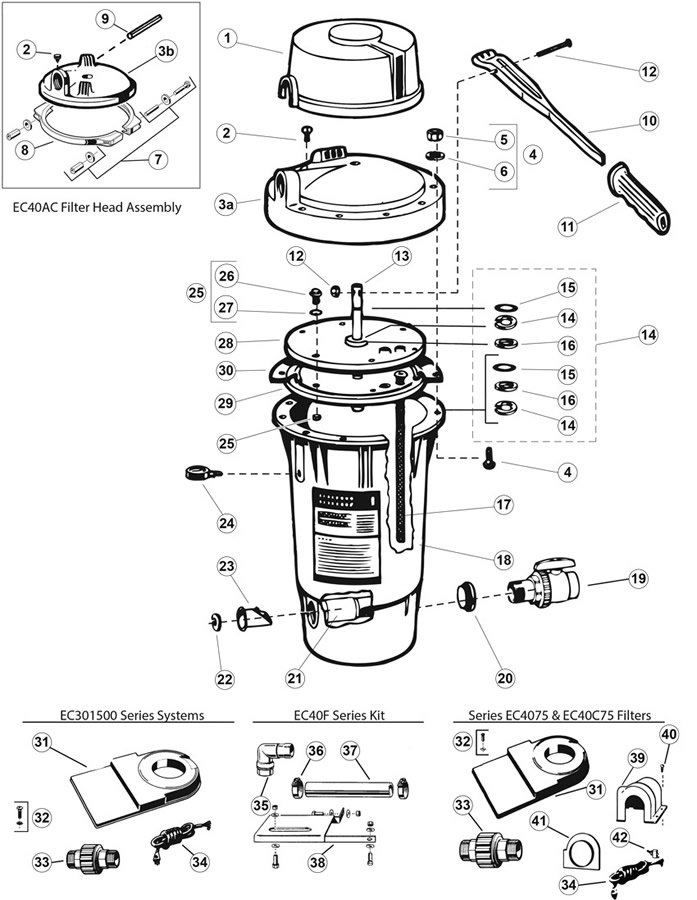 Hayward O-Ring for SP0410X Slide Valve & Shaft ECX9611246PAK3