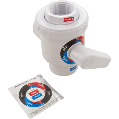 Hayward SP0735 Deluxe 4-Way ABS Ball Valve 1.5" FIP