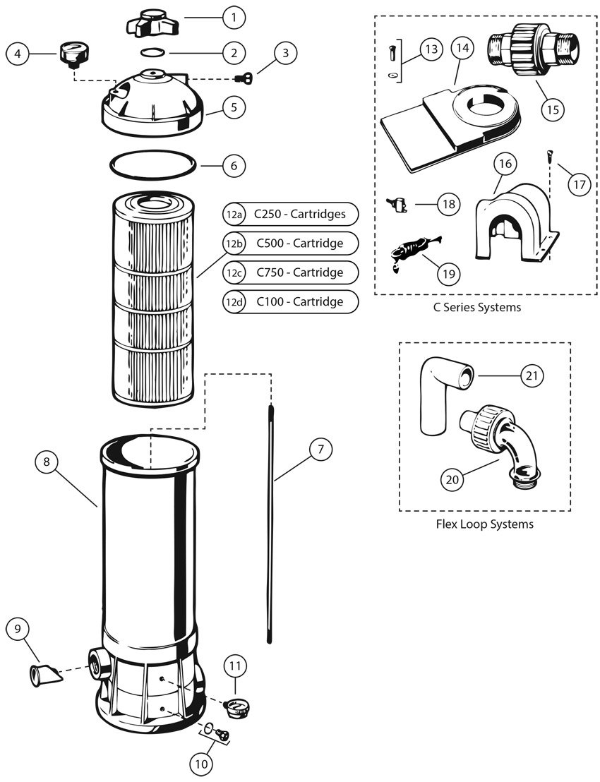 Hayward StarClear Filter System Gasket CX250F