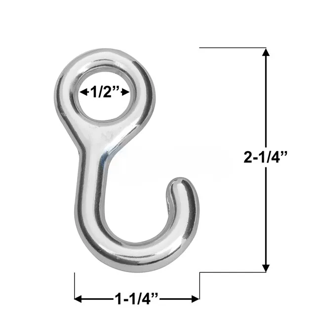 Perma - Cast S Type Rope Hook 1/2" #PH55