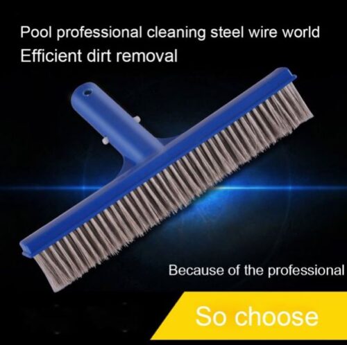 Swimming Pool Steel Bristle Concrete Brush 10" #8240