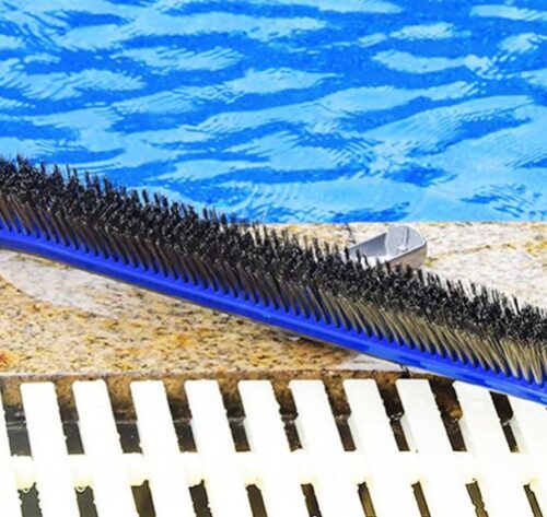 Swimming Pool Steel Bristle Concrete Brush 10" #8240