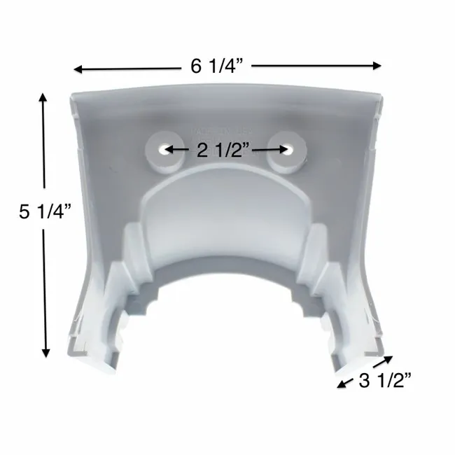 Wilbar Sharkline Top Cap 7" Support for Curved Sections #19310