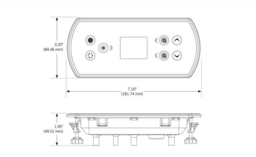 Gecko/Aeware In.K500 Color Display Topside Touchpad Panel - IN.K506