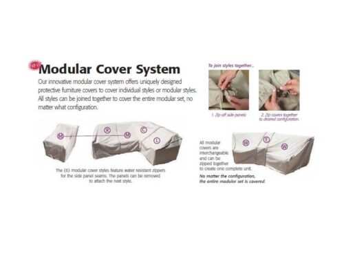 Treasure Garden Patio Furniture Cover Modular Corner Sectional CP404